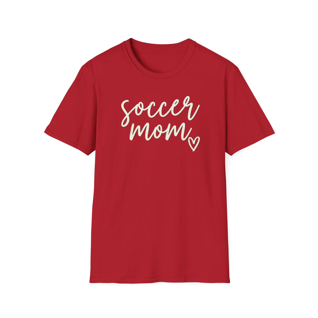 soccer mom heart shirt