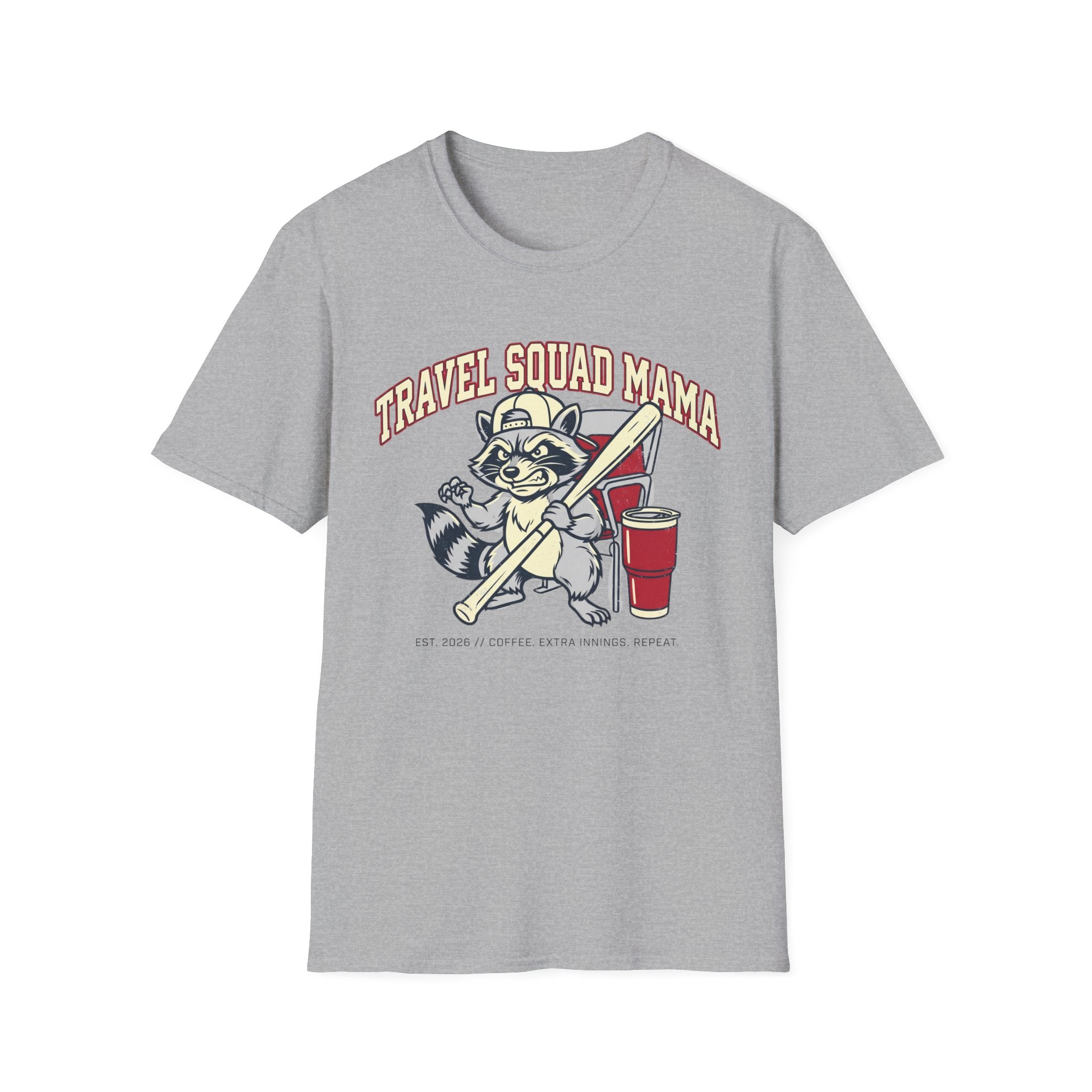 Travel Squad Mama Raccoon Shirt