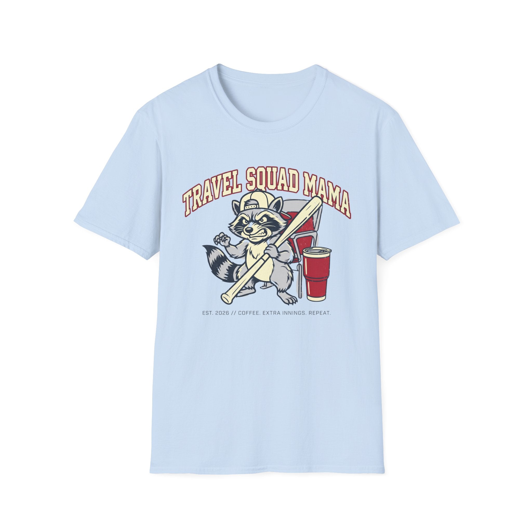Travel Squad Mama Raccoon Shirt