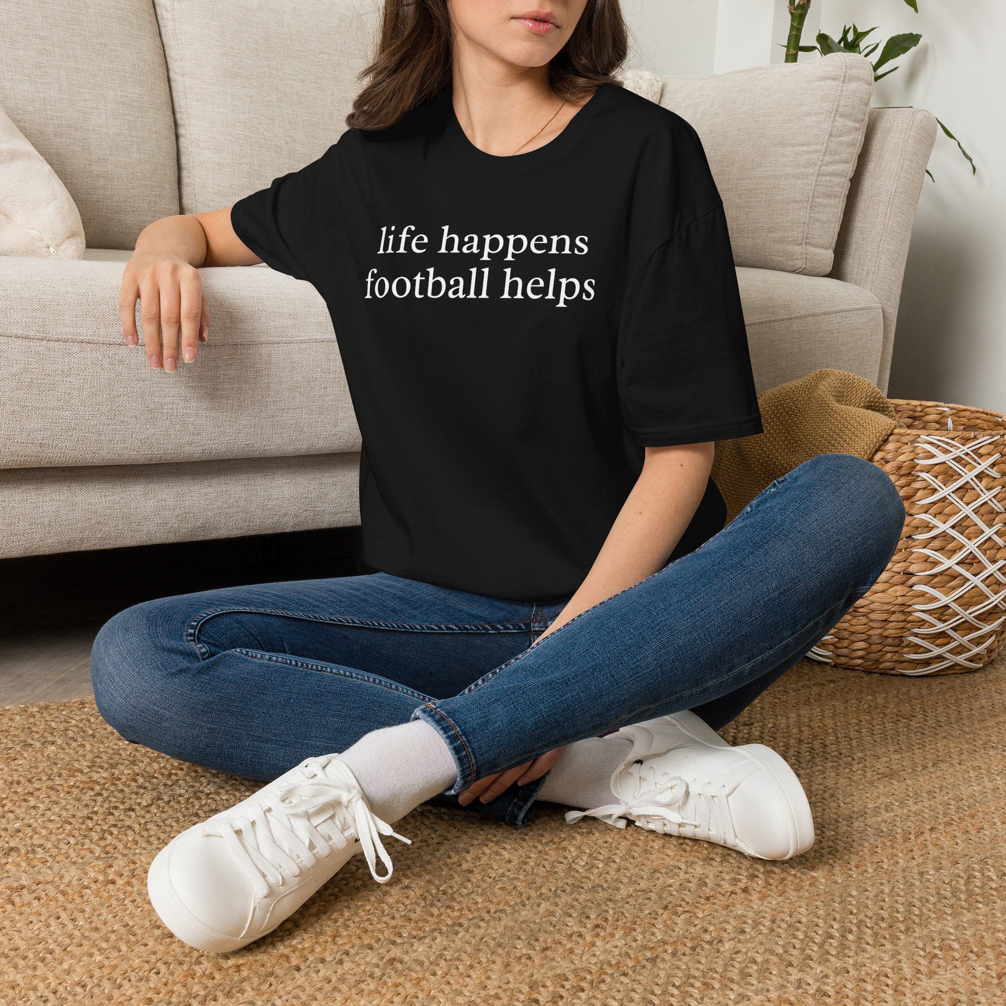 Life Happens Football Helps Shirt