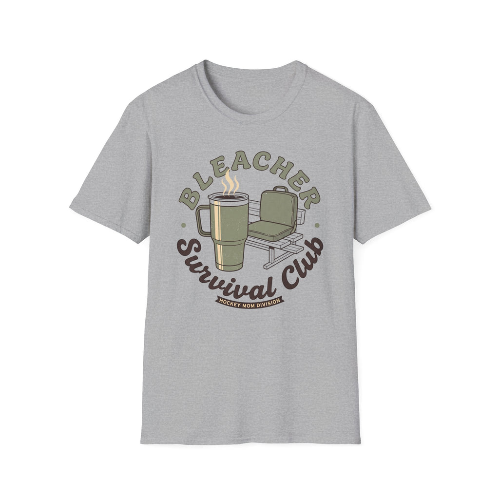 Bleacher Survival Hockey Mom Shirt