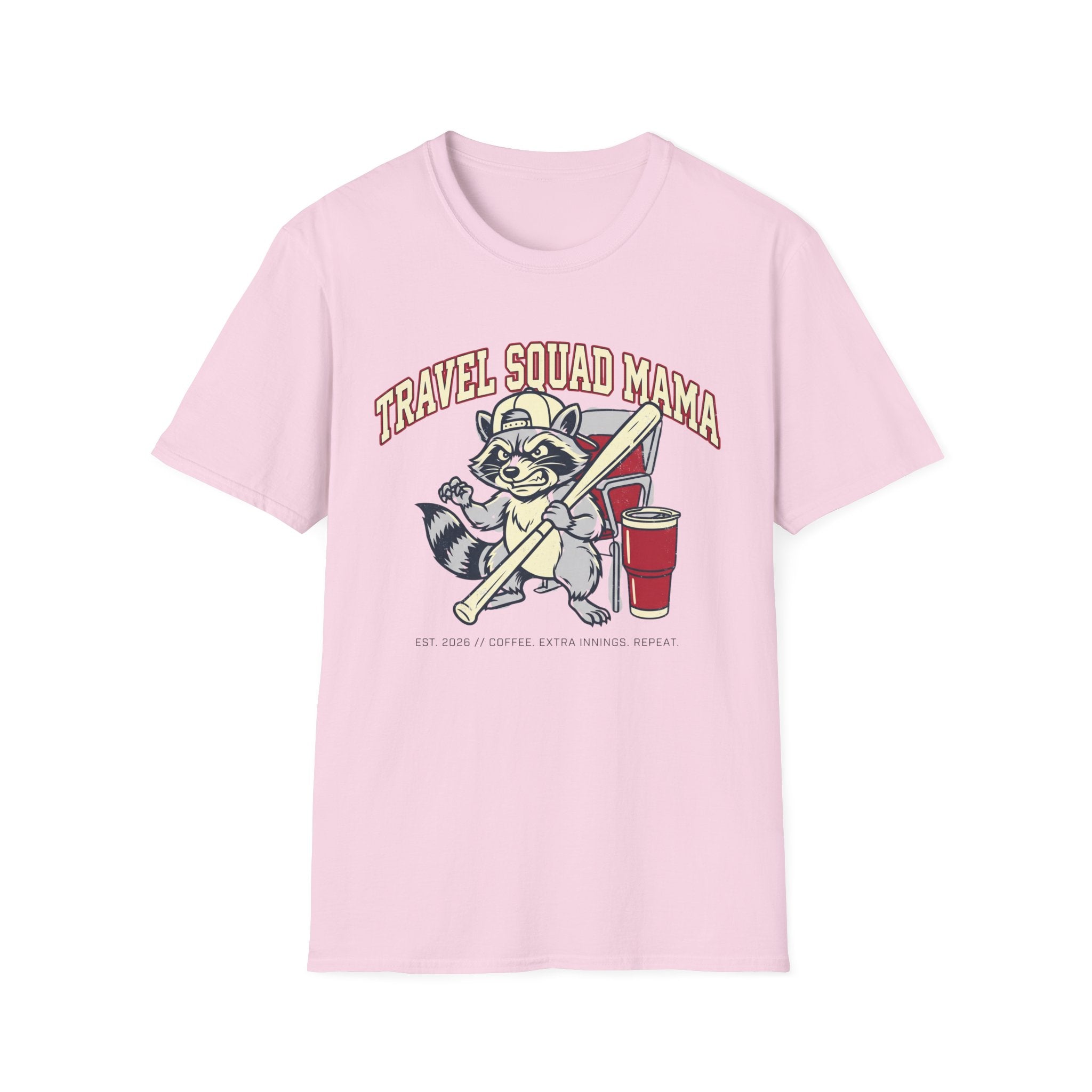 Travel Squad Mama Raccoon Shirt