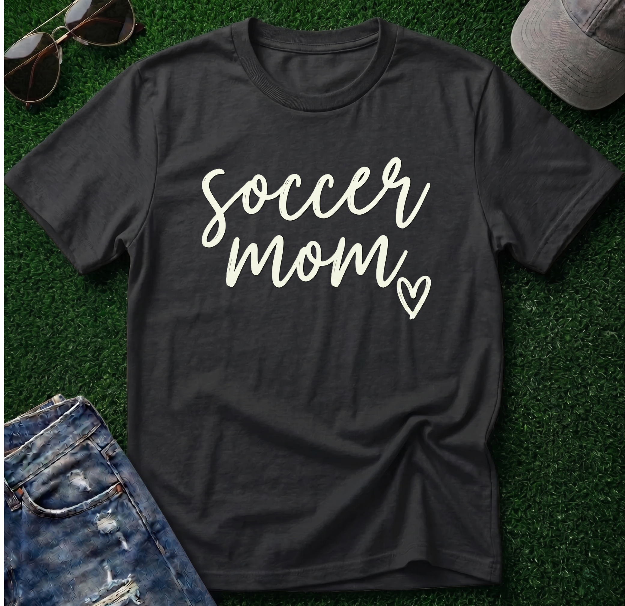 Soccer Mom Heart Shirt