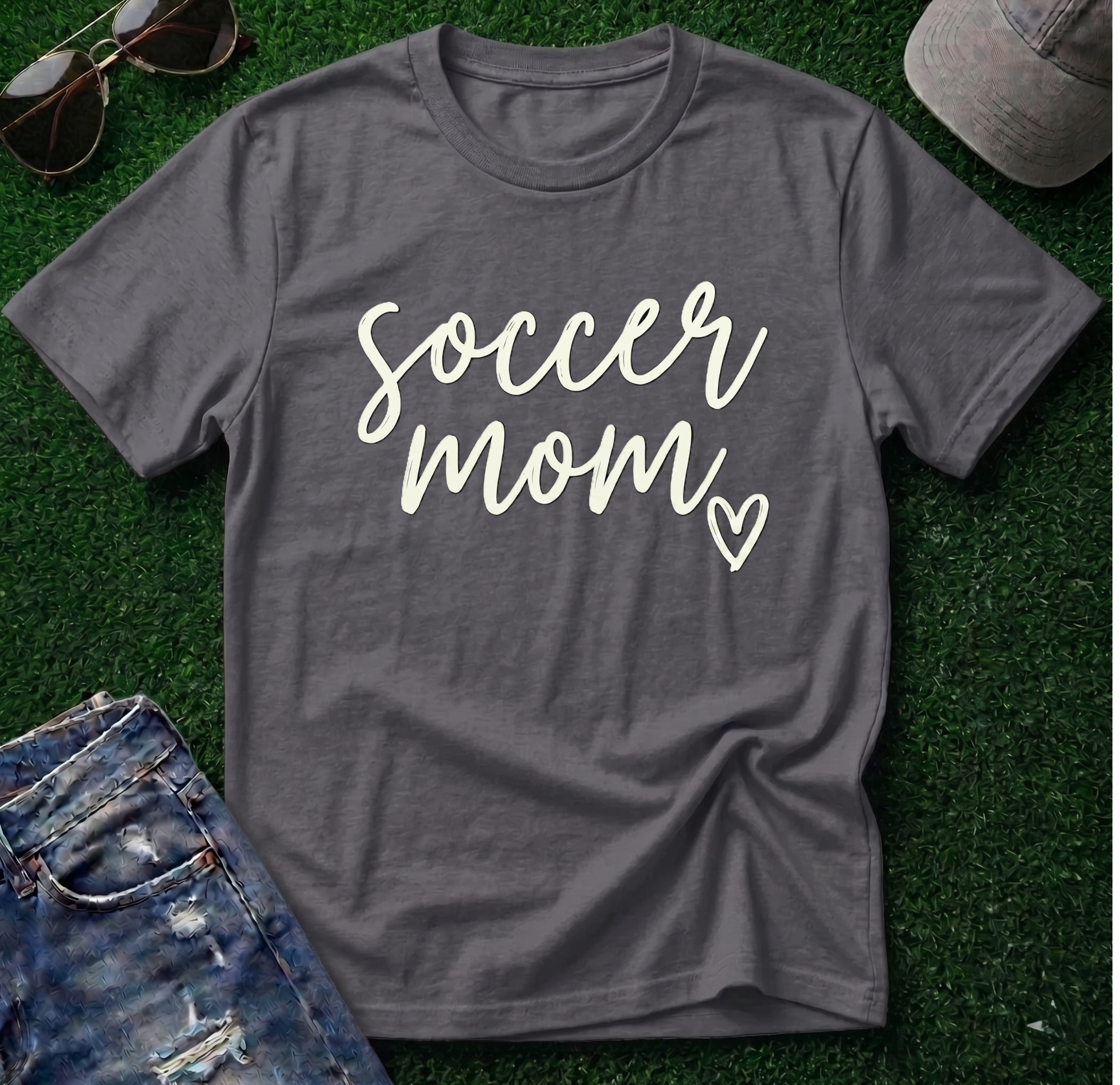 Soccer Mom Heart Shirt