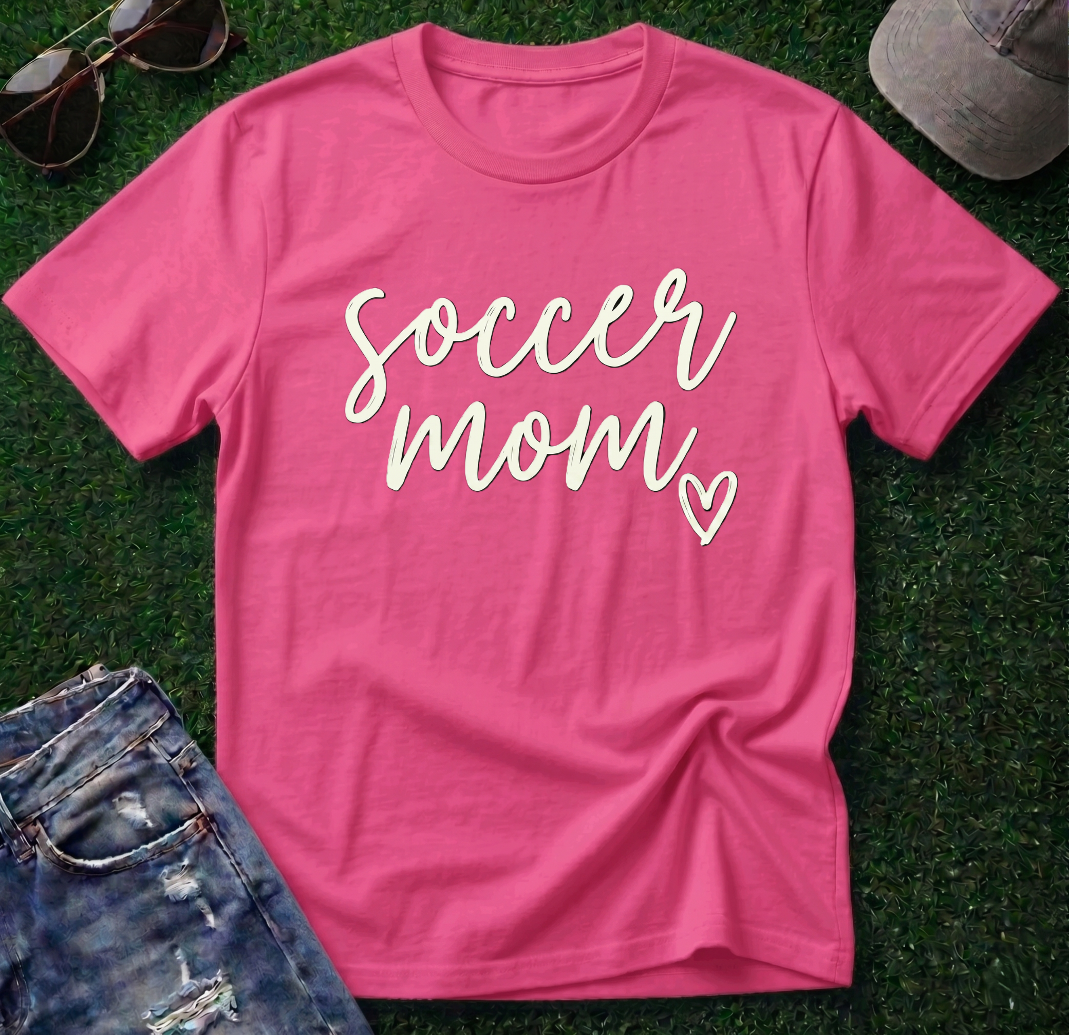 Soccer Mom Heart Shirt