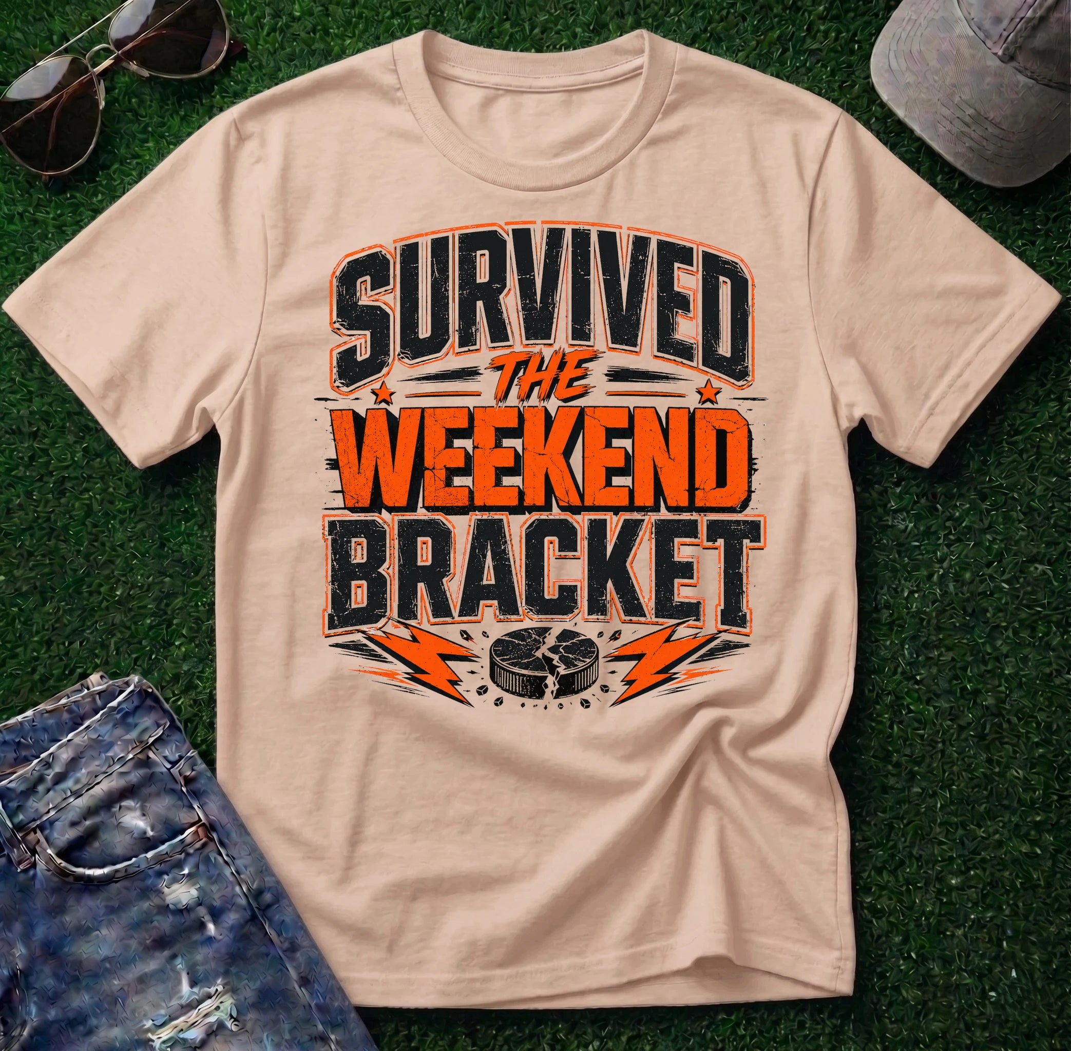 Survived the Weekend Bracket Shirt
