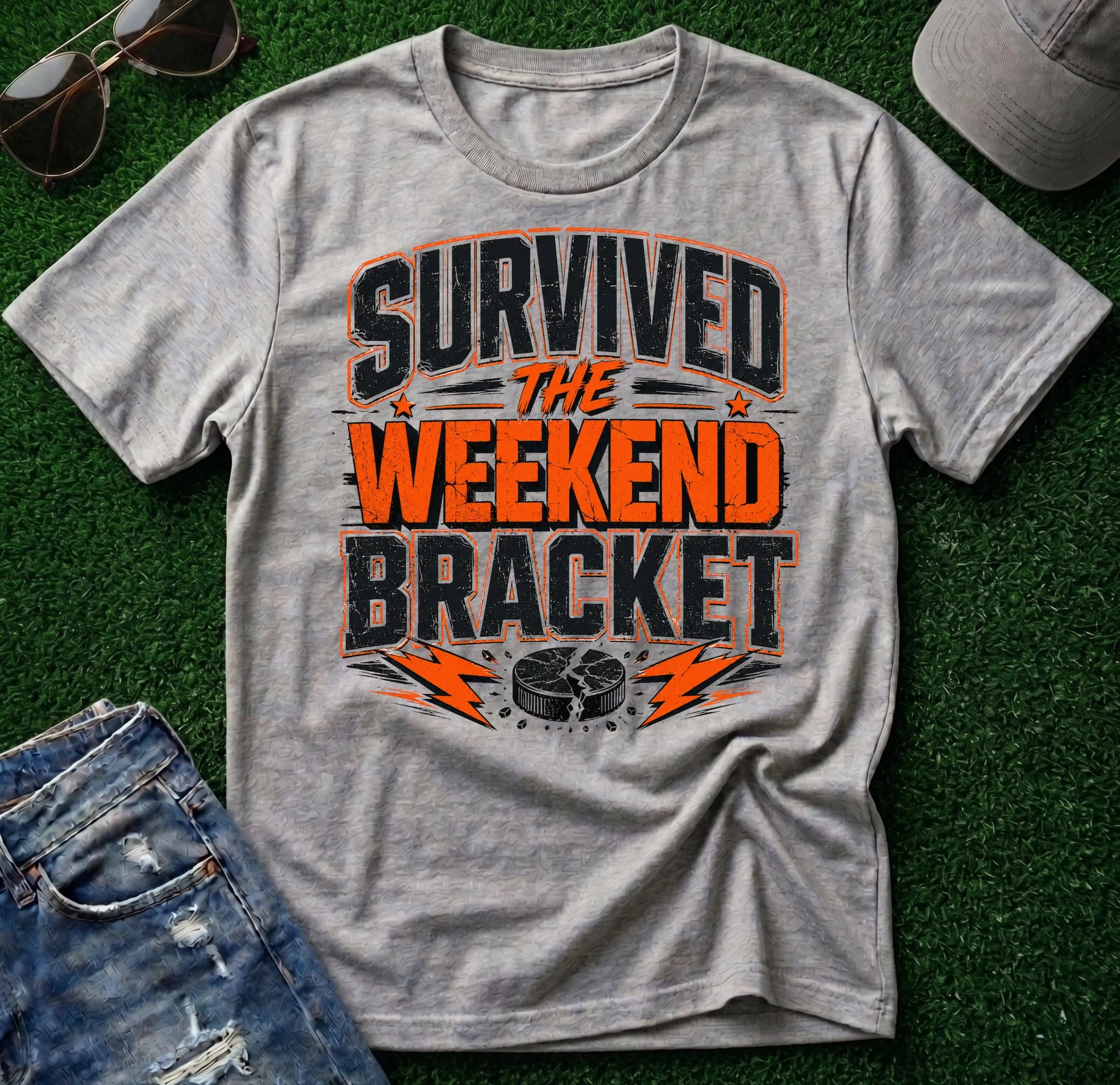 Survived the Weekend Bracket Shirt