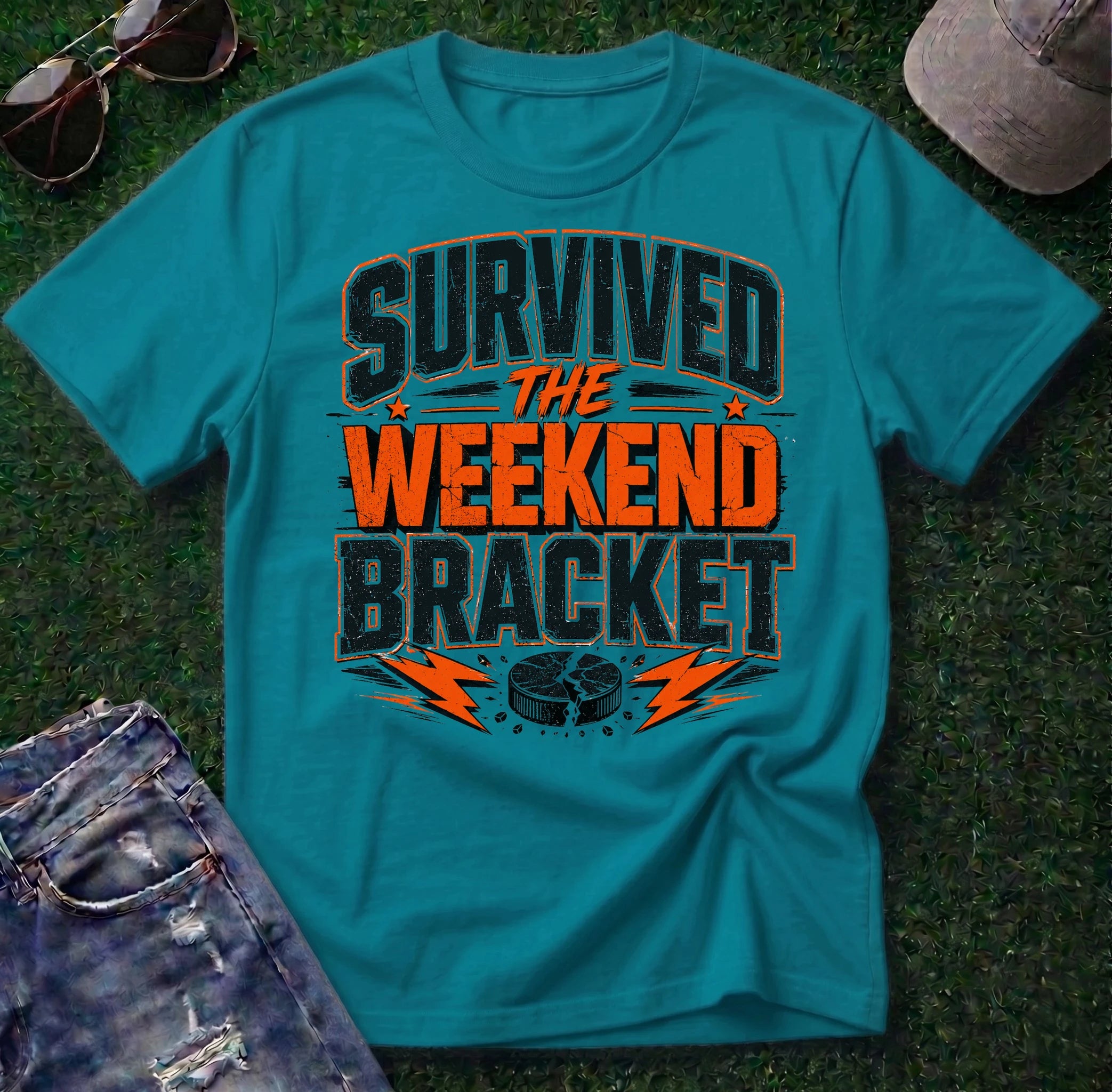Survived the Weekend Bracket Shirt