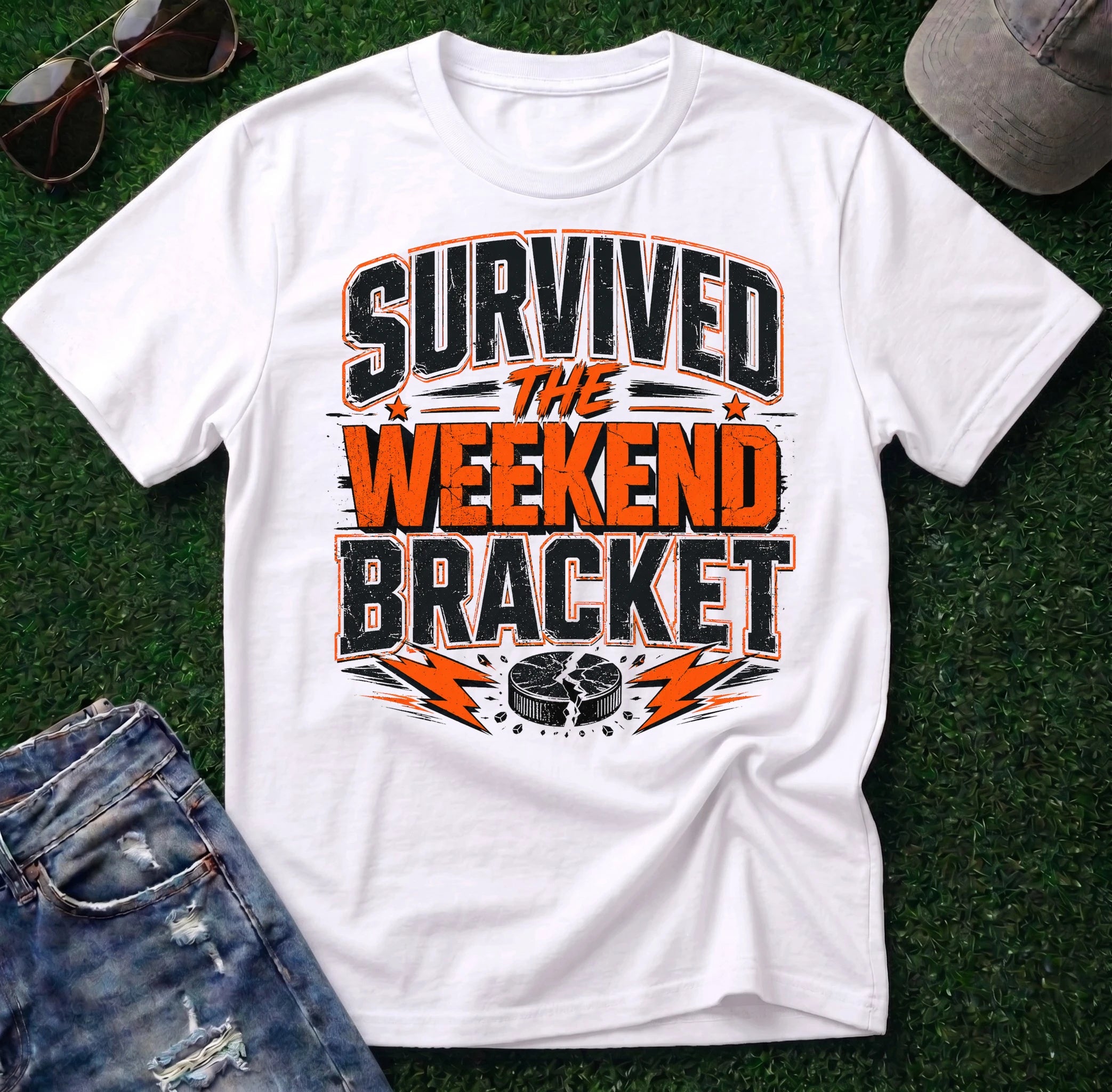 Survived the Weekend Bracket Shirt