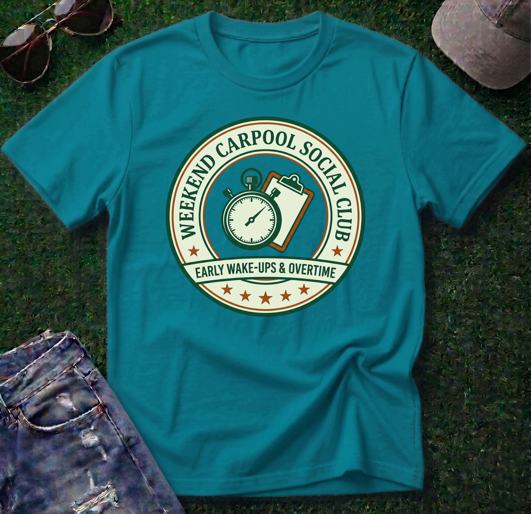 Weekend Carpool Social Club Shirt